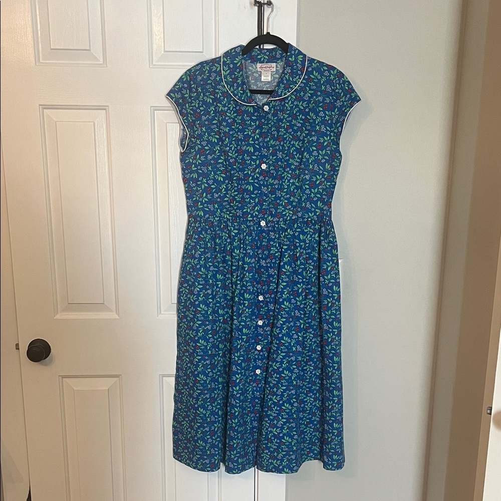 Lanz of Salzburg cherries Button-Up Dress
